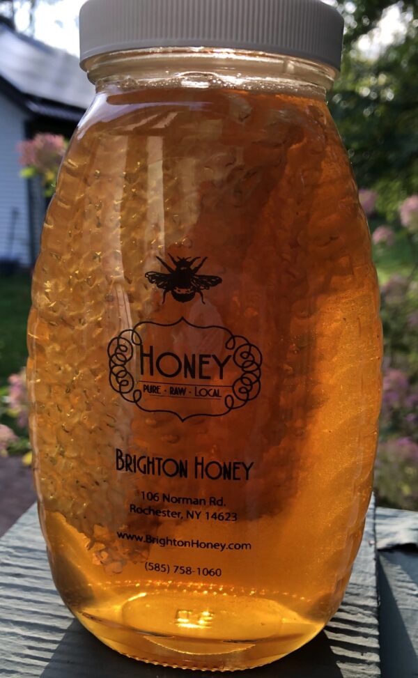 fall dark honey 2lb with comb brightonhoney.com